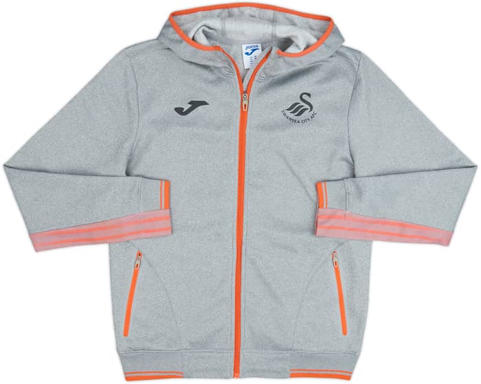 2016-17 Swansea City Joma Hooded Track Jacket - 8/10 - (M)