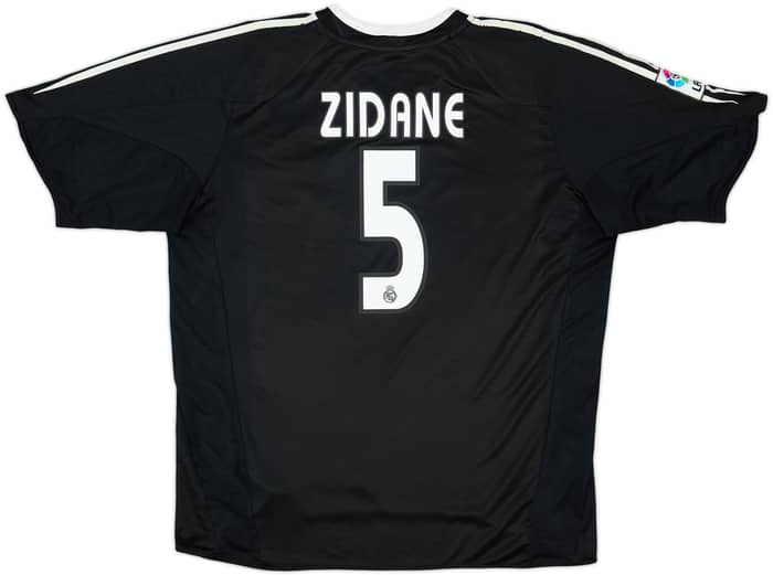 2004-05 Real Madrid Away Shirt Zidane #5 - 6/10 - (XL)