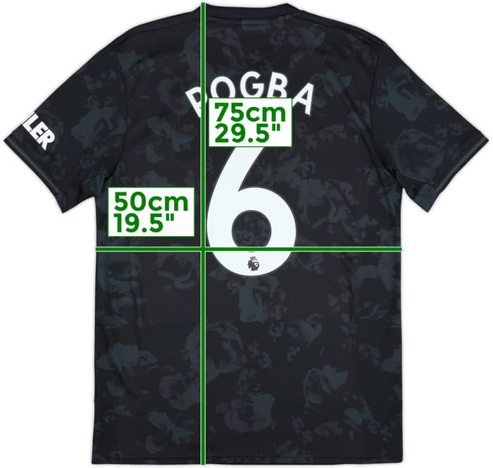 2019-20 Manchester United Third Shirt Pogba #6 - 10/10 - (M)