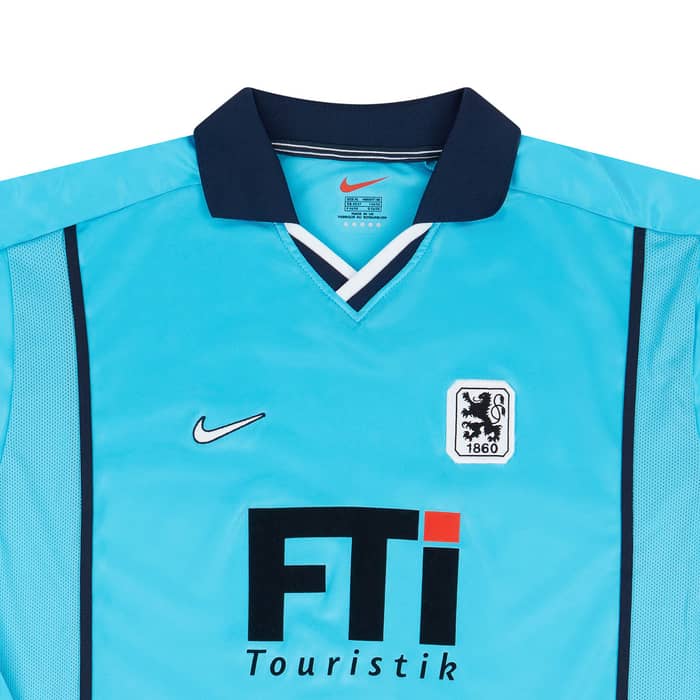 1999-01 1860 Munich Player Issue Home L/S Shirt XL
