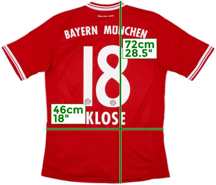 2013-14 Bayern Munich Home Shirt Klose #18 - 8/10 - (XL.Boys)