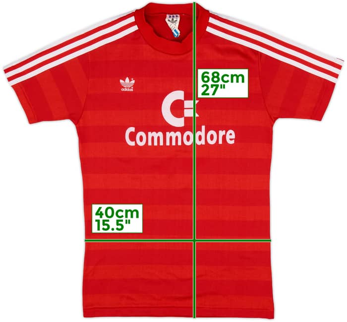 1987-88 Bayern Munich Home Shirt #9 - 6/10 - (S)