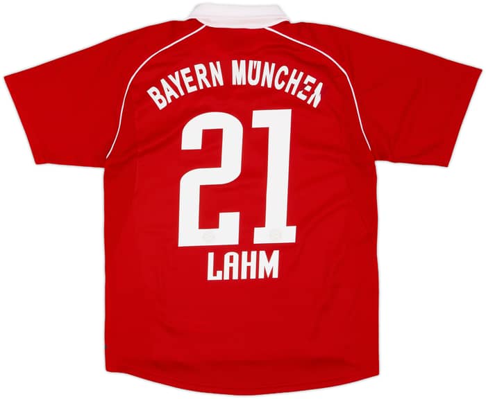 2005-06 Bayern Munich Home Shirt Lahm #21 - 7/10 - (XL.Boys)