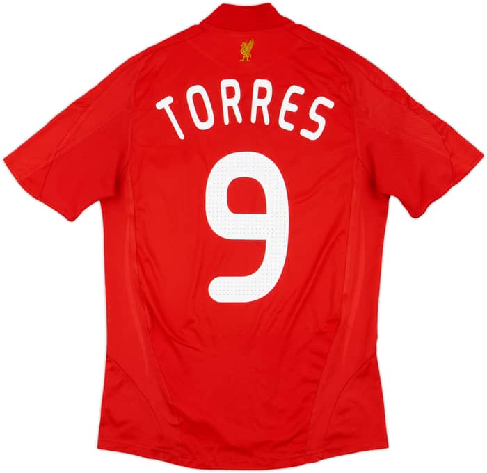 2008-10 Liverpool Home Shirt Torres #9 - 6/10 - (S)