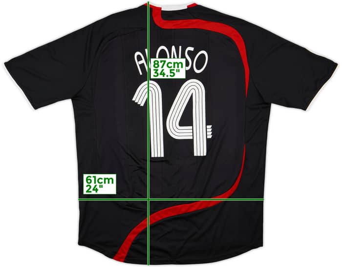 2007-08 Liverpool Third Shirt Alonso #14 - 7/10 - (XXL)