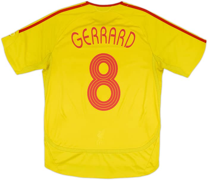 2006-07 Liverpool Away Shirt Gerrard #8 - 6/10 - (M)