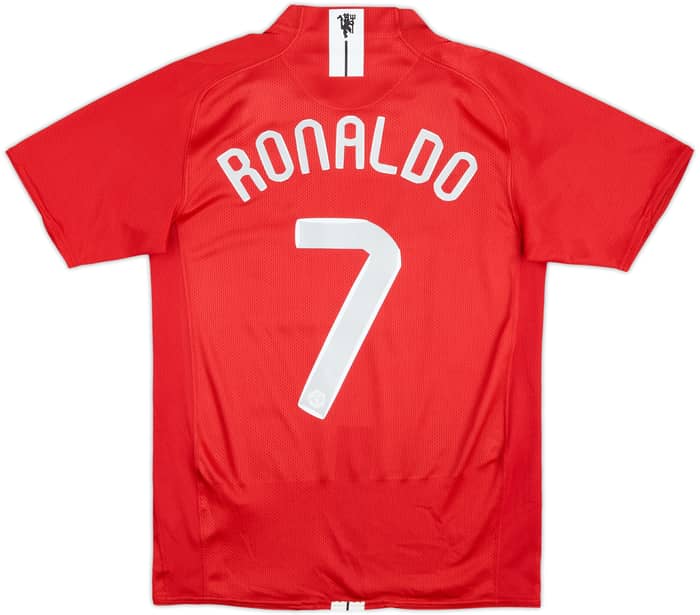 2007-09 Manchester United Home Shirt Ronaldo #7 - 4/10 - (S)