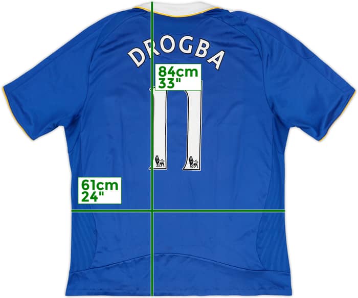 2008-09 Chelsea Home Shirt Drogba #11 - 5/10 - (XXL)