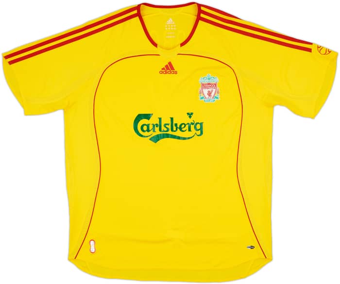2006-07 Liverpool Away Shirt Gerrard #8 - 5/10 - (XL)