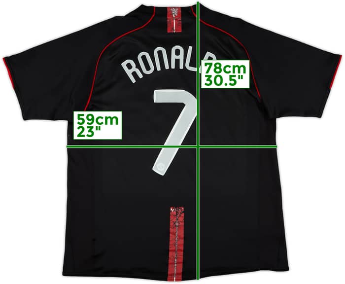 2007-08 Manchester United Away Shirt Ronaldo #7 - 5/10 - (XL)