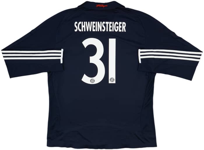 2008-09 Bayern Munich Player Issue Away L/S Shirt Schweinsteiger #31 - 8/10 - (XL)