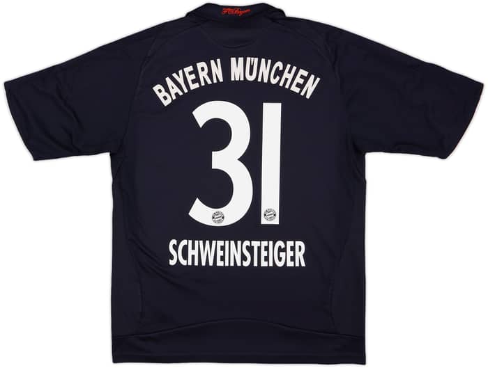 2008-09 Bayern Munich Away Shirt Schweinsteiger #31 - 8/10 - (XL.Boys)