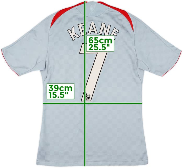 2008-09 Liverpool Away Shirt Keane #7 - 7/10 - (S)