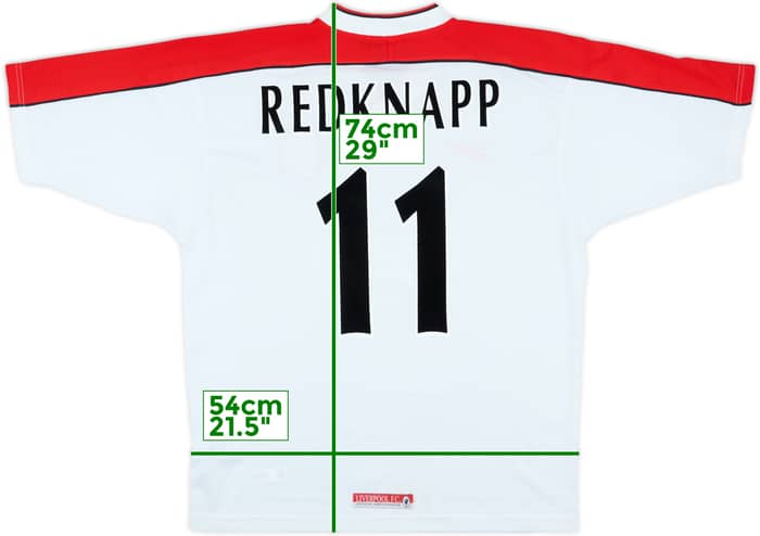 1998-99 Liverpool Away Shirt Redknapp #11 - 7/10 - (L)