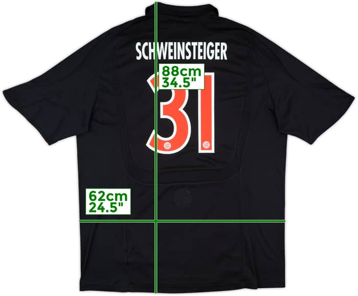 2007-08 Bayern Munich Third Shirt Schweinsteiger #31 - 8/10 - (XXL)