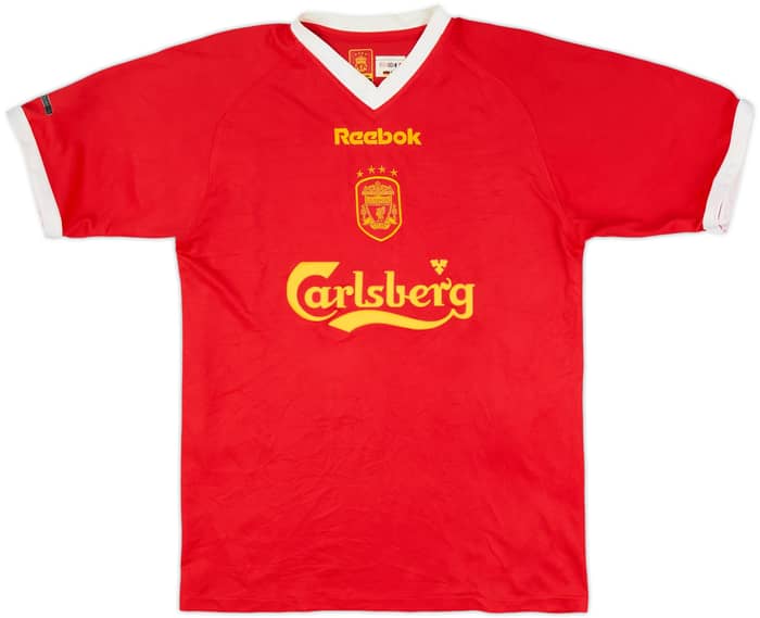 Camiseta CL del Liverpool 2001-03 Gerrard #17 - 8/10 - (S)