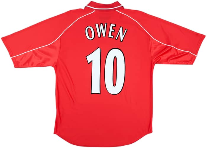 2000-02 Liverpool Home Shirt Owen #10 - 9/10 - (M)