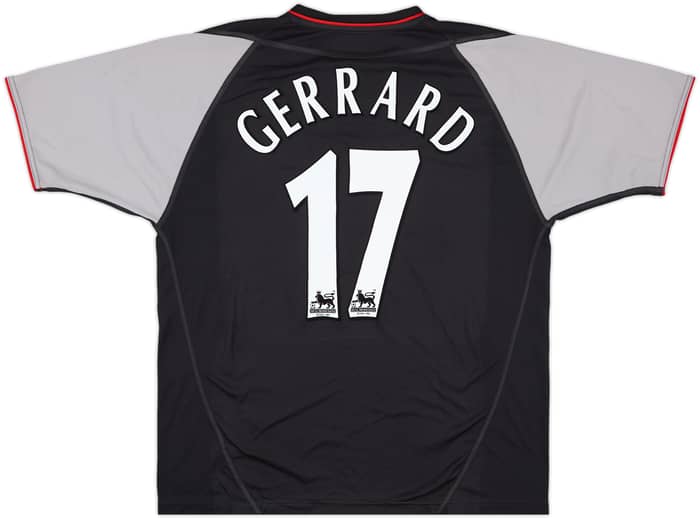 2002-04 Liverpool Away Shirt Gerrard #17 - 9/10 - (L)