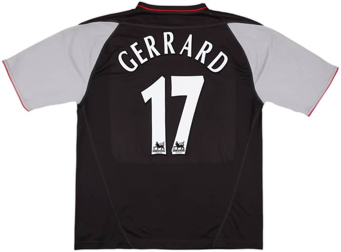 2002-04 Liverpool Away Shirt Gerrard #17 - 9/10 - (L)
