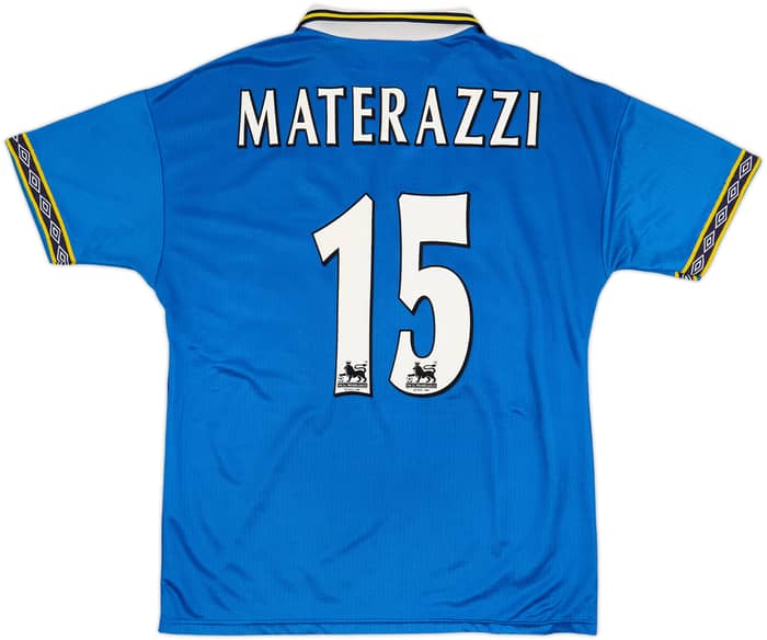 1997-99 Everton Home Shirt Materazzi #15 - 6/10 - (L)