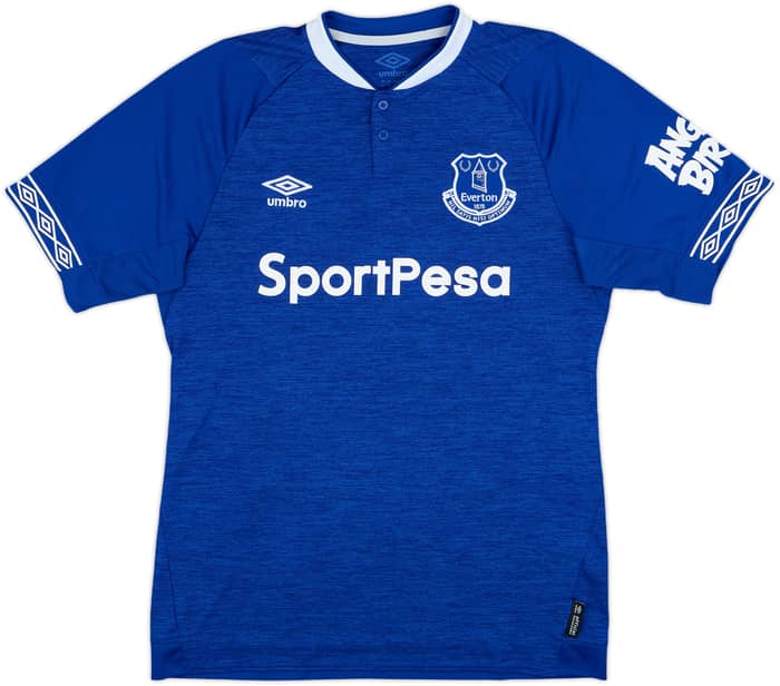 2018-19 Everton Home Shirt Baines #3 - 8/10 - (M)