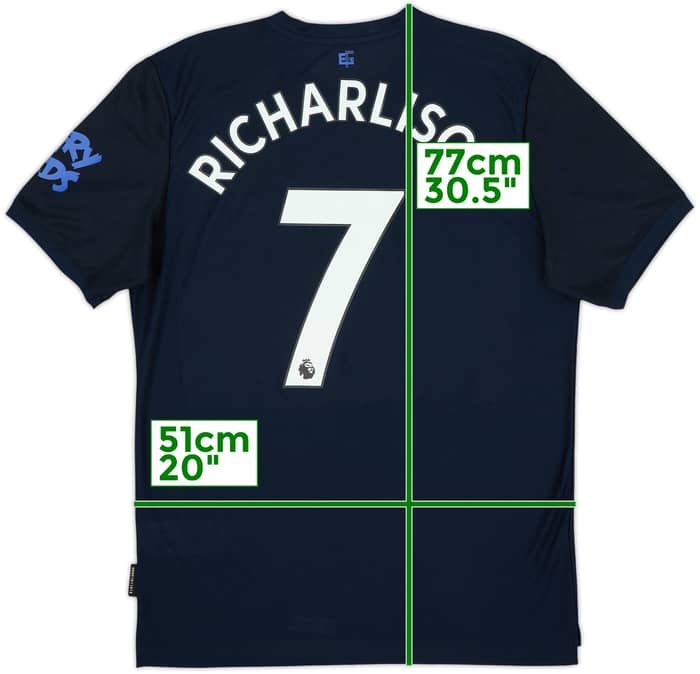 2019-20 Everton Third Shirt Richarlison #7 - 8/10 - (L)