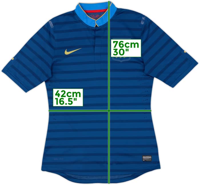 2012-13 France Authentic Home Shirt - 5/10 - (M)