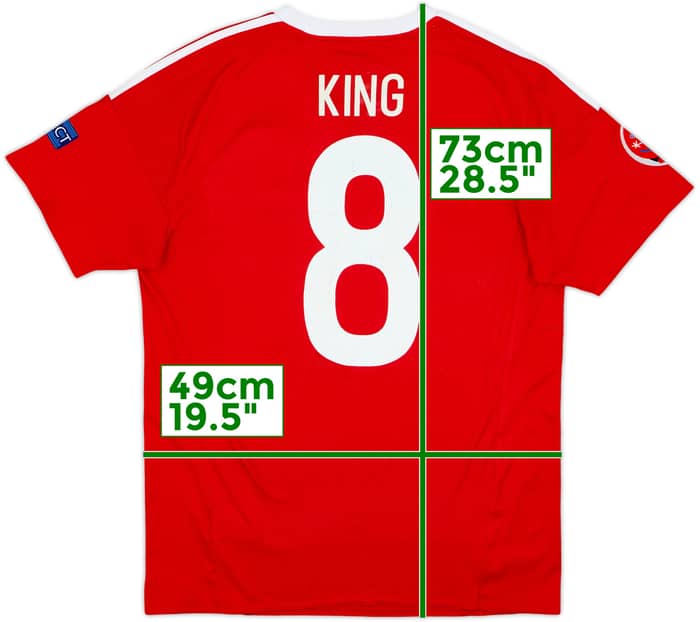 2016-17 Wales Home Shirt King #8 - 5/10 - (M)
