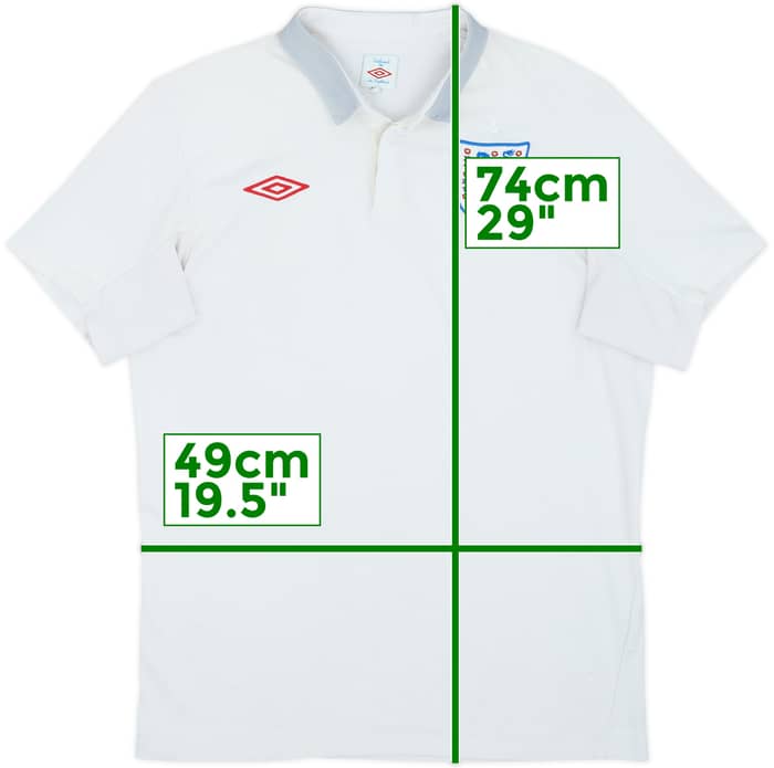 2009-10 England Home Shirt - 4/10 - (M)