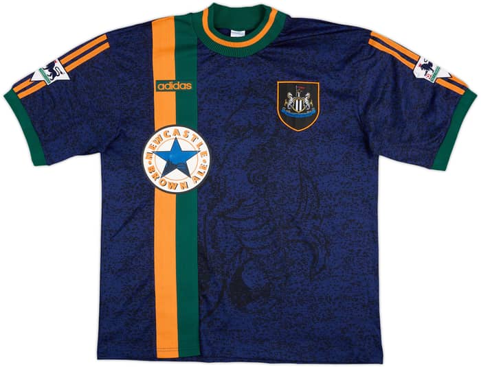 1997-98 Newcastle Away Shirt Shearer #9 - 5/10 - (XL)