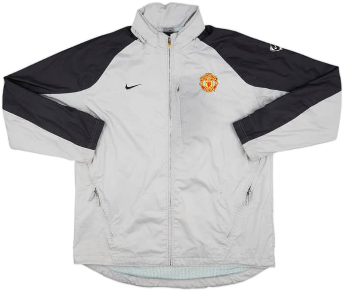 2003-04 Manchester United Nike Hooded Rain Jacket - 4/10 - (XL)