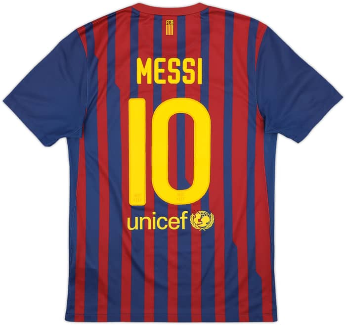 2011-12 Barcelona Home Shirt Messi #10 - 7/10 - (S)