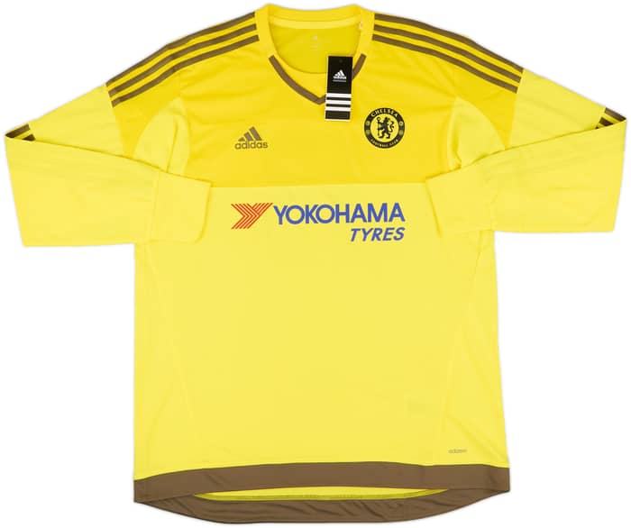 2015-16 Chelsea Player Issue GK Shirt Courtois #13 (XL)