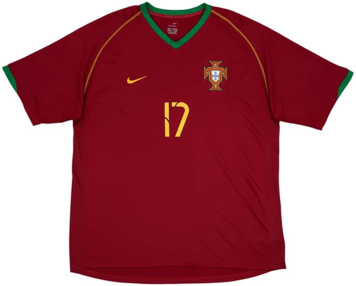 2006-08 Portugal Home Shirt C. Ronaldo #17 - 7/10 - (XL)