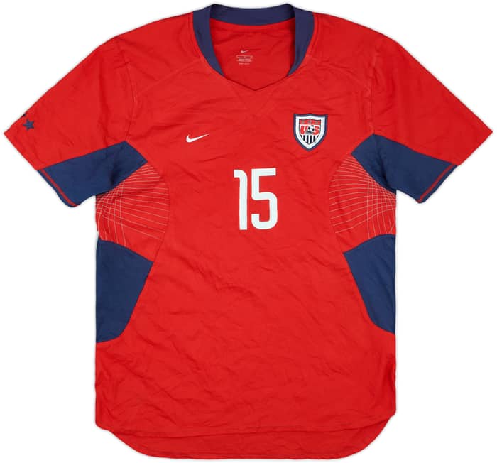 2003 USA Women Player Issue Away Shirt #15 - 7/10 - (L)