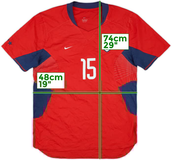 2003 USA Women Player Issue Away Shirt #15 - 7/10 - (L)