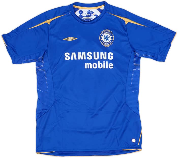 2005-06 Chelsea Centenary Home Shirt Lampard #8 - 8/10 - (XL.Boys)
