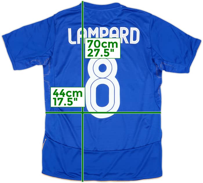 2005-06 Chelsea Centenary Home Shirt Lampard #8 - 8/10 - (XL.Boys)