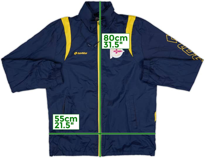 2014-15 Deportivo de La Coruna Lotto Hooded Rain Coat - 9/10 - (S)