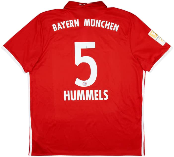 Camiseta de local del Bayern Munich 2016-17 Hummels #5 - 6/10 - (XL)