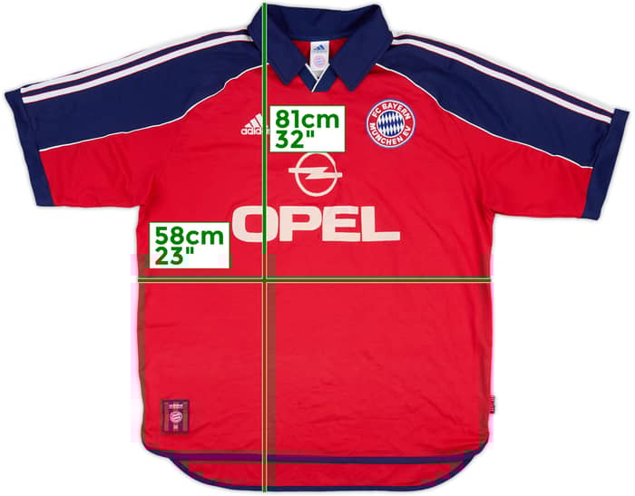 1999-01 Bayern Munich Home Shirt - 4/10 - (L)