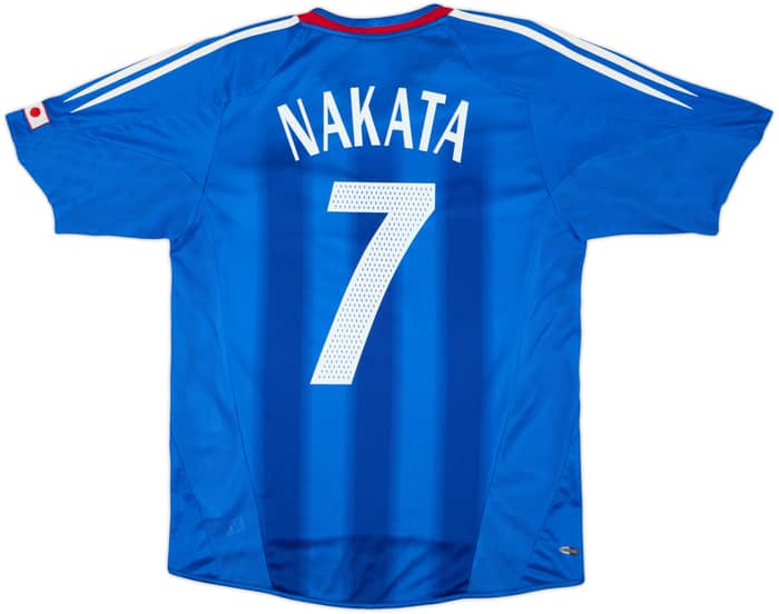 2004-06 Japan Home Shirt Nakata #7 - 9/10 - (S)
