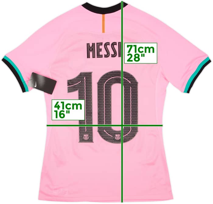 2020-21 Barcelona Player Issue Third Shirt Messi #10 (M)