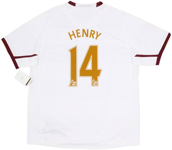2007-08 Arsenal Away Shirt Henry #14 (XL)