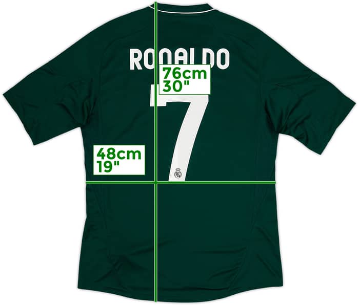 2012-13 Real Madrid CL Third Shirt Ronaldo #7 (M)