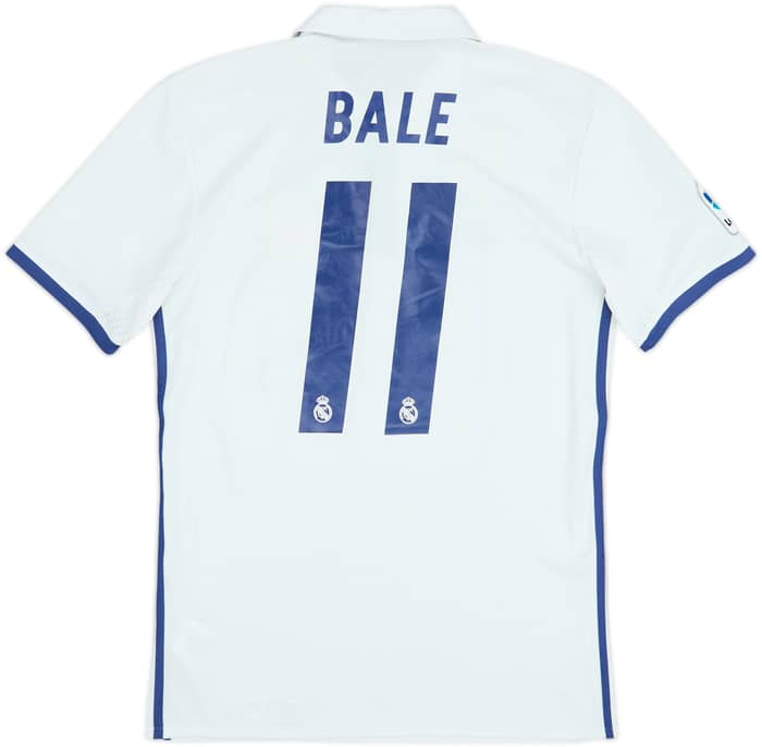 2016-17 Real Madrid Home Shirt Bale #11 - 4/10 - (S)