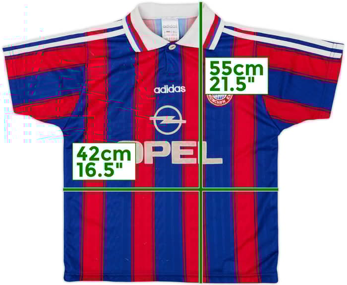 1995-97 Bayern Munich Home Shirt #17 - 6/10 - (S.Boys)