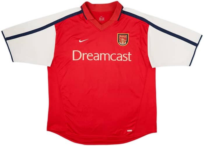2000-02 Arsenal Home Shirt Henry #14 - 6/10 - (XL)