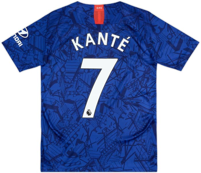 2019-20 Chelsea Home Shirt Kante #7 - 8/10 - (XL.Boys)