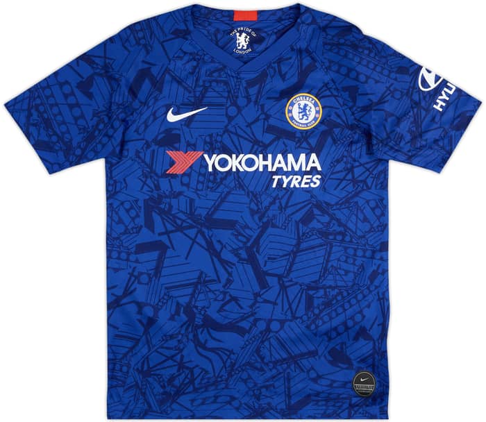 2019-20 Chelsea Home Shirt Kante #7 - 8/10 - (XL.Boys)